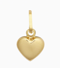 9ct Yellow Gold Heart Charm Pendant