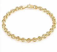 Gold 9ct Yellow Gold Stampato Link Bracelet 19cm