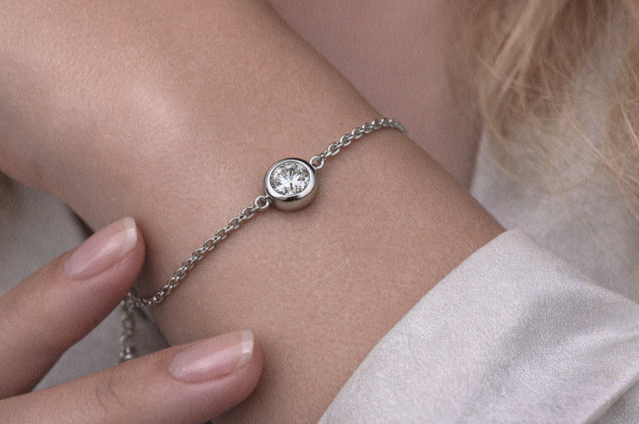 Sterling Silver Cubic Zirconia Bracelet