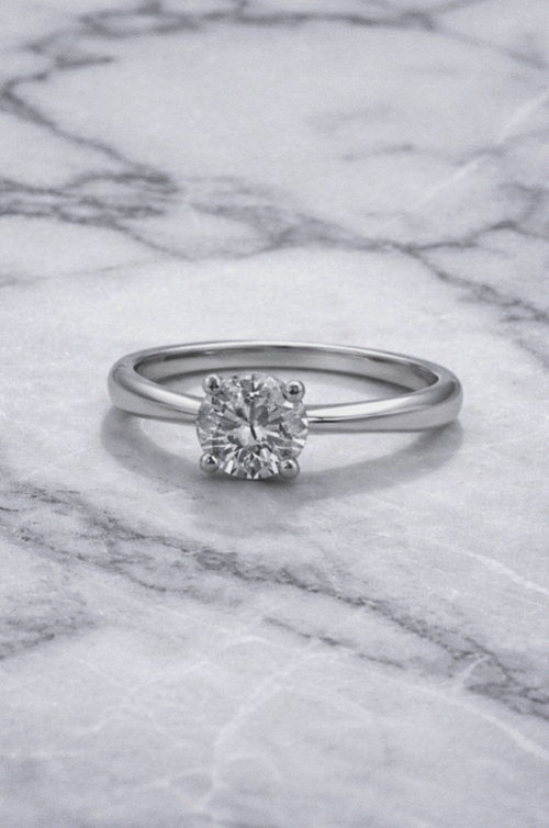18ct White Gold 3.00ct Lab-Grown Diamond Solitaire Ring