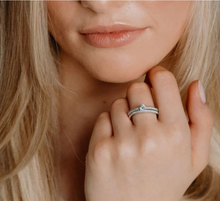 Diamonfire Sterling Silver Zirconia Bridal Ring Set