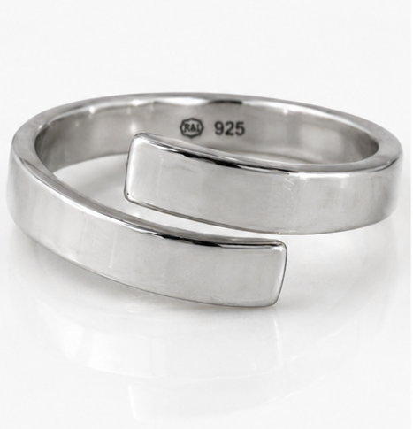 Sterling Silver Polished Wrap Ring