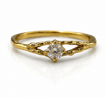 Banyan 18ct Gold Vermeil Lab-Grown Diamond Solitaire Ring