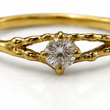 Banyan 18ct Gold Vermeil Lab-Grown Diamond Solitaire Ring