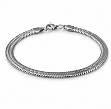 Men’s Stainless Steel Herringbone Chain Bracelet