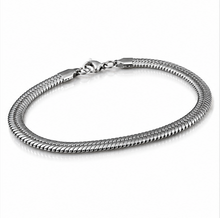 Men’s Stainless Steel Herringbone Chain Bracelet