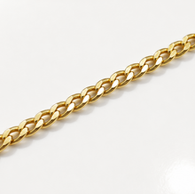 9ct Yellow Gold 1.5mm Super Flat Curb Chain