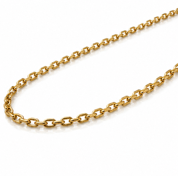 Fred Bennett Stainless Steel Cable Chain Necklace 50–55cm