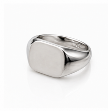 Sterling Silver Engravable Signet Ring