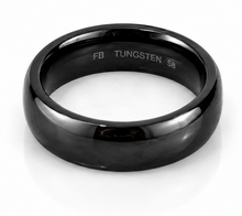 Fred Bennett Black-Tone Tungsten 8mm Band Ring