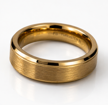 Fred Bennett Gold-Tone Tungsten 8mm Band Ring