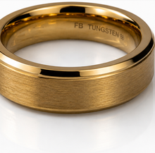 Fred Bennett Gold-Tone Tungsten 8mm Band Ring
