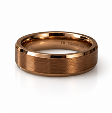 Fred Bennett Coffee-Tone Tungsten 8mm Band Ring