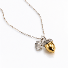 Laura Ashley Broadoak Two-Tone Silver Acorn Necklace