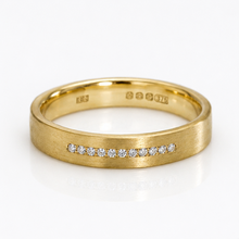 Yellow Gold 0.09ct Diamond Set Wedding Ring - 3.5mm