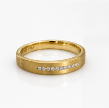 Yellow Gold 0.09ct Diamond Set Wedding Ring - 3.5mm