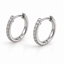 18ct Gold 0.25ct Lab-Grown Diamond Hoop Earrings