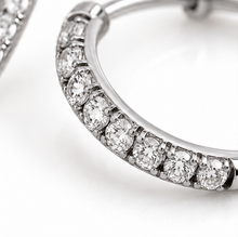 18ct Gold 0.25ct Lab-Grown Diamond Hoop Earrings