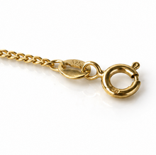 9ct Yellow Gold 16"-18" Diamond-Cut Curb Chain