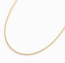 9ct Yellow Gold 16"-18" Diamond-Cut Cable Link Chain