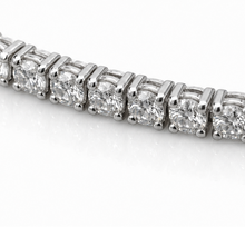 Diamonfire Sterling Silver Round Cut Zirconia Tennis Bracelet