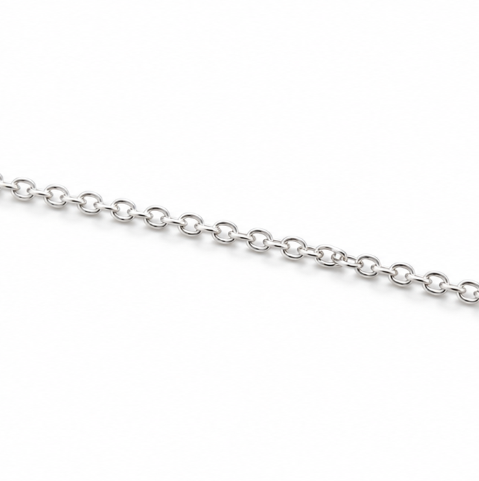 Sterling Silver Shell Pearl & Cubic Zirconia Drop Pendant with Trace Chain