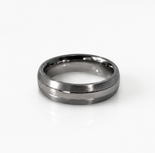 Fred Bennett Brushed & Polished Stainless Steel Band Ring