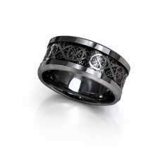 Fred Bennett Filigree Pattern Tungsten Ring
