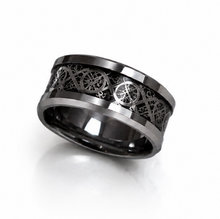 Fred Bennett Filigree Pattern Tungsten Ring
