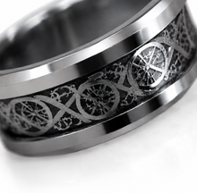 Fred Bennett Filigree Pattern Tungsten Ring