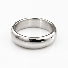 Sterling Silver Heavyweight Court Band Ring 7.2mm