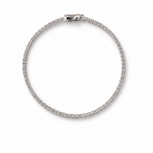 9ct White Gold 3.21ct Lab-Grown Diamond Tennis Bracelet