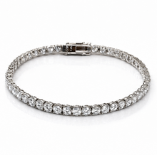 9ct White Gold 8.20ct Lab-Grown Diamond Tennis Bracelet