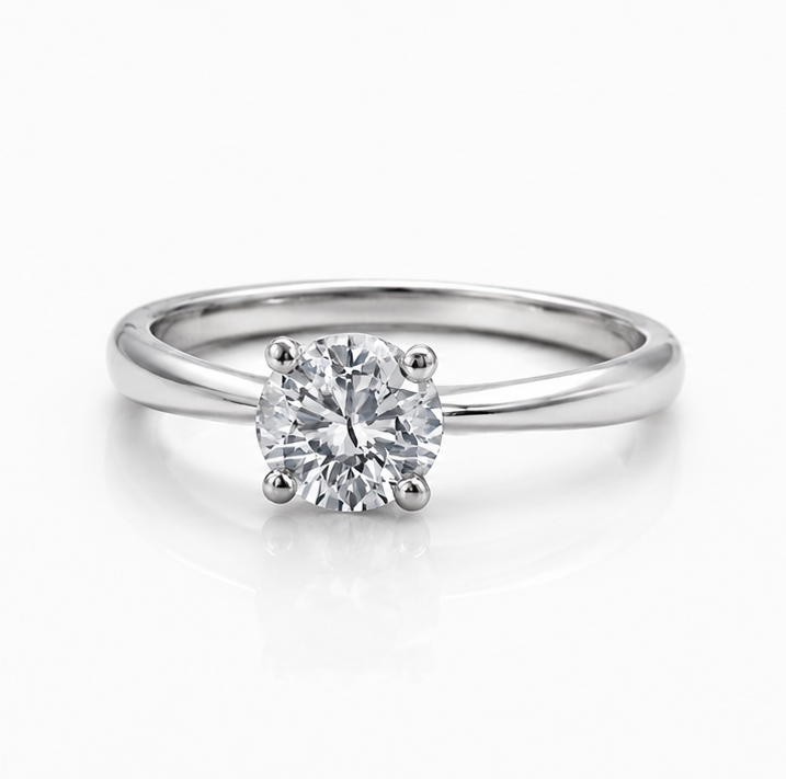 18ct White Gold 3.00ct Lab-Grown Diamond Solitaire Ring