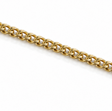 9ct Yellow Gold 0.8mm Diamond Cut Curb Chain
