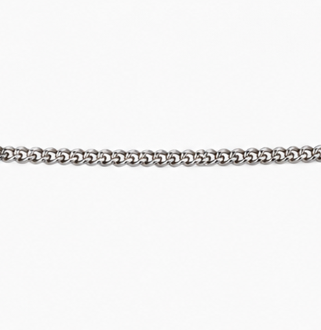 Blue Sapphire & Diamond Swirl Necklace set - 9ct White Gold