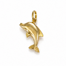 9ct Yellow Gold Dolphin Charm