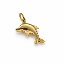 9ct Yellow Gold Dolphin Charm