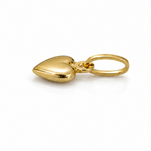 9ct Yellow Gold Heart Charm Pendant