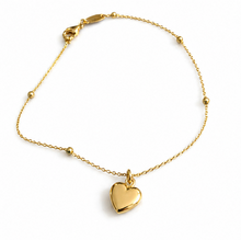 9ct Yellow Gold Heart Charm Pendant