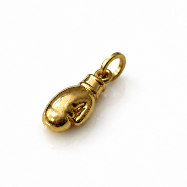 9ct Yellow Gold Boxing Glove Charm Pendant