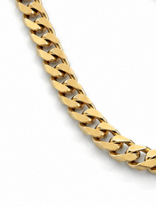9ct Yellow Gold Heavy Flat curb (243g) 17mm Premium Statement Chain.