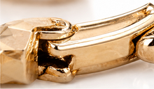 9ct Yellow Gold Diamond-Cut Mini Hoop Earrings