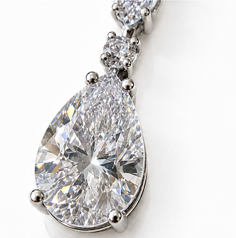 Diamonfire Marquise & Teardrop Drop Pendant Necklace