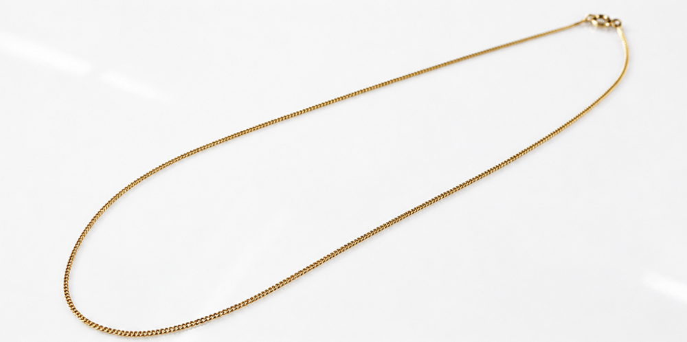 9ct Yellow Gold Fine Curb Chain Necklace 46cm (18”)