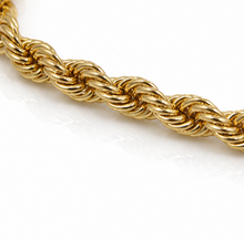 9ct Yellow Gold 6mm Rope Bracelet – Hollow Design