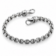 Men’s Large Belcher Link Bracelet – Polished Stainless Steel