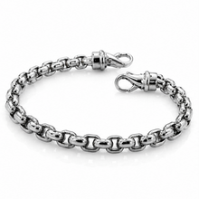 Men’s Large Belcher Link Bracelet – Polished Stainless Steel