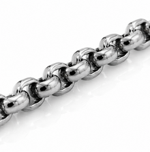 Men’s Large Belcher Link Bracelet – Polished Stainless Steel
