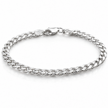Sterling Silver Kids Curb Bracelet – 7mm Solid Chain (6.8g)